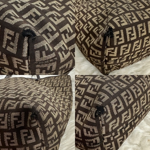 💯 Authentic Fendi Monogram Brown Tote Bag🍀 - Picture 11 of 16